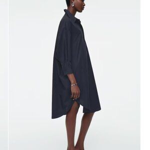 COS Midnight Blue Midi Shirt Dress